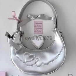 Shoulder Bags Vintage Silver Shoulder Luxury Half Moon Wallet Tote Bag Ladies Handbag Underarm Bags Handbagsqwertyui879