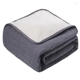 Blankets Electric Heating Blanket Double Side Lamb Fleece Thicken Soft Comfortable