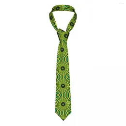 Bow Ties Bob And Asaba Theme Unisex Necktie Casual Polyester 8 Cm Wide Green Leaves Neck Tie For Men Shirt Accessories Gravatas Gift