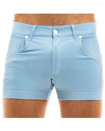 Men's Shorts Casual Solid Colour Versatile Tight Summer Fashion Short Pants Mens Street Wear Running