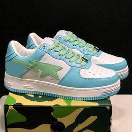 SK Sta Casual Shoes Grey Black Stas Multicolour Camo Combo Pink Green ABC Camos Pastel Blue Patent Leather M Platform Sneakers Trainers Comfortable And Durable