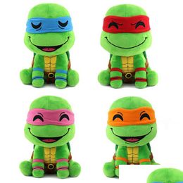 New Wholesale Cute Turtle Plush Toy Childrens Game Playmate Holiday Gift Doll Hine Prizes Dhfjq