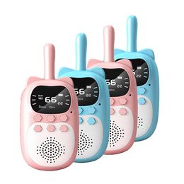 kids gift toy set 2pc wireless handheld station long-distance two-way audio children walkie talkie