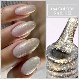 Nail Polish LILYCUTE 7ml Glitter Auroras Gel Summer Gold Colorful Sequins Manicure Semi Permanent Soak Off Art Varnish 231020