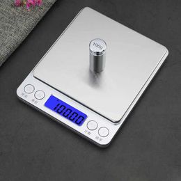 Bathroom Kitchen Scales LISM 500G/3KG High Precision Kitchen Electronic Scale High Sensitivity Digital Scale 0.01g Precision Coffee Jewellery Weighing Q231020