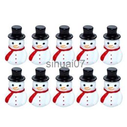 Christmas Decorations Christmas Miniature Figurines Cute 10pcs Tiny Christmas Figurines Mini Snowmen Desktop Ornament Funny Resin Crafts Christmas x1020