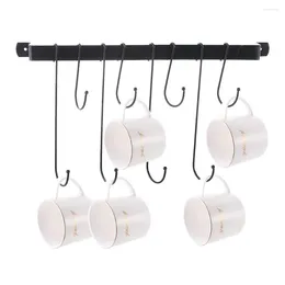 Kitchen Storage Coffee Mug Hooks Rack Wall Mounted Sponge Soup Rice Spoon Hang Hook Bathroon Bath Towel Brush Shower Pouffe Holder