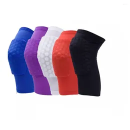 Knee Pads Gift For Friend Polyester Basketball Volleyball Compression Leg Sleeve Unisex Pad Honeycomb Brace Kneepad Fitness Gear