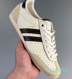 Japan Wales Bonner Cream Skates Shoes for Men Grey White Brown Skate Shoe Women Sneaker