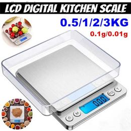Bathroom Kitchen Scales LCD Digital Kitchen Scale Mini Pocket Stainless Steel Precision Jewelry Electronic Digital Scale Mini Kitchen Scale for Food Q231020