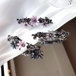 Hair Clips Vintage Daisy Spring Hairpin Simple And Versatile Ladies Top Clip Fashion Back Head Half Tie Horizontal