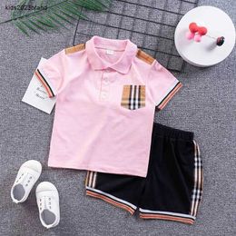 Neue Sommer Baby Kleidung Sets 2 stücke Kinder Trainingsanzüge Solide Kinder Shorts T-shirts Set Kleinkind Jungen Kleidung Anzüge Mädchen Outfits