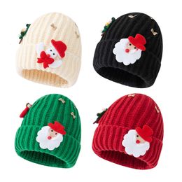 Christmas Hat Fashion For Kids And Adults Adult Knitted Woollen Hat Santa Claus Men And Women Cold Hat Pullover Hat Autumn And Winter