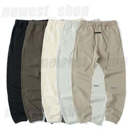 2021 high USA mens designer pants Reflective letter Sweatpants luxury streetwear drawstring brown fleece Jogger Sport trousers286D