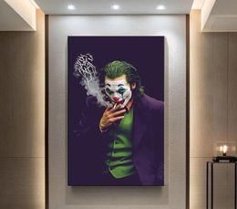 Classic Movie Posters The Joker Poster DC Comics Wall Art Canvas Prints Joaquin Phoenix Painting Wall Pictures for Living Room Hom3916832