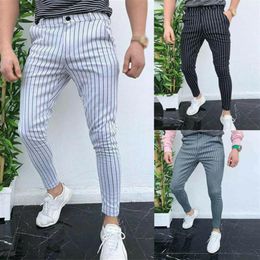 New Men Casual Pants Slim Fit Skinny Business Formal Suit Dress Pants Slacks Trousers2664