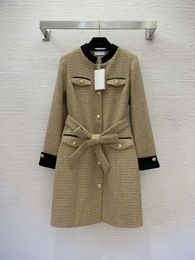 Celi1 casacos designer feminino 2023 novo designer jaqueta feminina trench coat feminino estilo longo jaquetas femininas lantejoulas tweed jaqueta de inverno feminino presente do dia de natal