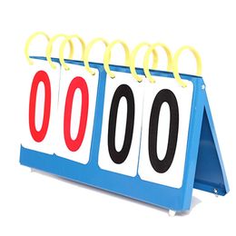 Other Sporting Goods Portable 34 Digit Scoreboard Sports Flip Score Board Basketball Scorer Tennis Game Number Display Board Score Marking Kits 231019