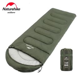 Sleeping Bags Sleeping Bag Envelope Cotton Ultralight Portable Sleeping Bag Summer Outdoor Travel Camping 231018