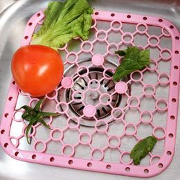 Multi-functional Hanging Sink Fruit and Vegetable Drain Pad Heat Insulation Pad Non-slip Water Philtre Pad 26cm 1221935
