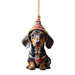 Christmas Decorations Christmas Dog Ornaments Christmas Gifts For Dog Lovers Dog Ornaments For Car Dog Themed Christmas Decorations Lifelike Acrylic x1020