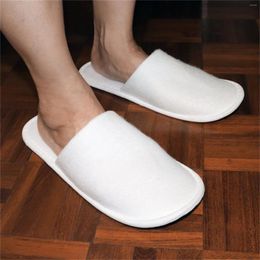 Slippers 6 Pairs Disposable Slipper Shop El Spa Environmental Protection Degradable Customized Non-Woven Home Closed Toe