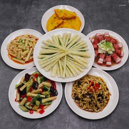 Decorative Flowers Artificial Foods Simulate Chinese Cuisine Model Fake Dishes Food Display Dry Pot Spicy Stir Fried Vegetables In A