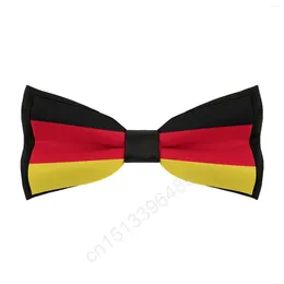 Bow Ties Polyester Germany Flag Bowtie For Men Fashion Casual Men's Cravat Neckwear Wedding Party Suits Tie