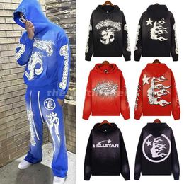 hellstar hoodie & Sweatshirts Hellstar Designer Mens Hoodie Letter Printed Long Sleeve Fashion Brand Pullover Womens Round Neck Top Autumn Pants Casual Size S-xl