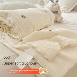 Bedding sets Summer Ice Cool Thin Quilt Comforter Soft Air Conditioning QuiltDuvetBlanket Bed 150 Single 231020