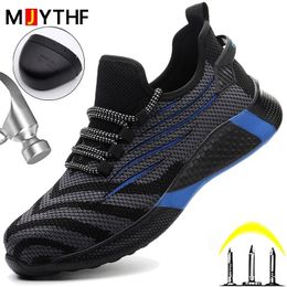 GAI Dress Anti-puncture Working Sneakers Male Indestructible Work Lightweight Men Shoes Safety Boots 231020