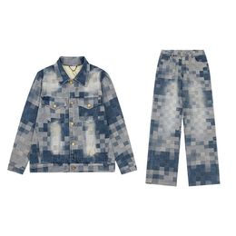 Men's plus size Outerwear & Coats autumn and winter new designer baseball uniforms unisex hip-hop trend high street suit jacket set j10s16