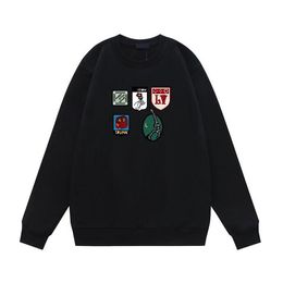 Men's Plus Size Hoodies & Sweatshirts New AOP Jacquard Letter Printing Knitted Sweater Customized Jacquard Knitting Machine Enlarged Detail Round Neck Sweater t7v32