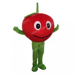 Performance Apple Mascot Costumes High quality Fruit Carnival Hallowen Gifts Unisex Adults Fancy Games Outfit Holiday Outdoor Advertising Outfit Suit