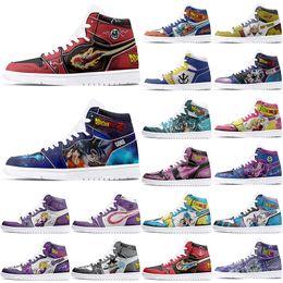 New customized shoes diy sports basketball shoes males 1 females 1 fashion anime customized figure sports shoes outdoor comfortable basketball shoes 1s