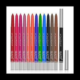 Eye Shadow GLAZZI Waterproof Rainbow Matte Colourful Liquid Eye Liner Pencil White Pink 12 Colour Eyeliner Pen Long-Lasting Cosmetics 231020