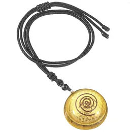 Pendant Necklaces Orgonite Chakra Symbol Round Necklace For Men Women Natural Crystal Stone Lucky Amulet Adjustable Jewelry