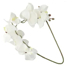 Decorative Flowers High Quality Artificial Flower DIY Durable Phalaenopsis Radiance Silk Beauty Home/wedding/store/party