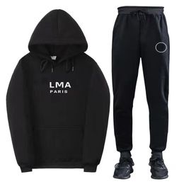 Men's Designer Tracksuits Hoodies Suits Sweater And Pants Printed Two-Piece Set Plush Hoodie Sets