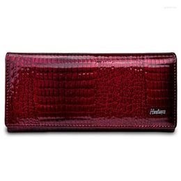 Wallets Women And Purses Brand Alligator Cow Leather Long Ladies Clutch Coin Purse Female Crocodile Genuine Wallet