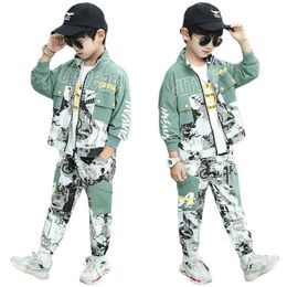 Clothing Sets Spring Autumn Baby Boys Girls Clothes Children Sports Cotton Hoodies Pants 2Pcs/Sets Toddler Casual Costume Kids Tracksuits 231020