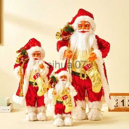 Christmas Decorations New Red Santa Claus 60cm Christmas Decoration 2023 Family Christmas Tree Decoration Children's New Year Gift 2024 Navidad x1020