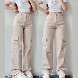 Women's Pants 2023 Europe And The United States Style Casual Waist Three-dimensional Pocket Summer Cargo