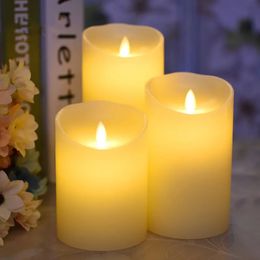 Candles Led Swing Electronic Candle Light Household Smokeless Lighting Home Decoration Accessories for Birthday el Wedding 231019