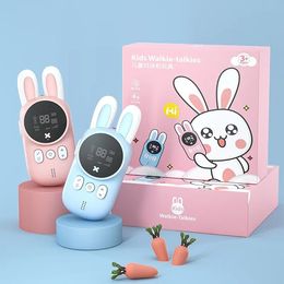 Rabbit Design Kids Walkie Talkies Kids Toy Handheld Walkie Talkie Parent-Child Educational Interactive Toys