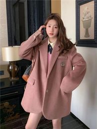 Women's Suits UNXX Autumn Winter Suit Jackets Female Coat Korean Preppy Style Jacket Blazer Women Tops Ladies Blazers Harajuku Elegant