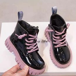 Boots Autumn Winter Warm Waterproof Boys Boots Fashion Kids chelsea boots Girls Children's Ankle Boots 3-15 Years Old Snow Boots 231019