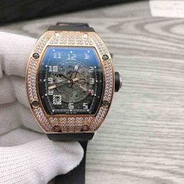 Mens Watches Richrd Mileres Luxury high Wristwatch Rm010 Luminous Scale Diamond Case Dial X3EDT