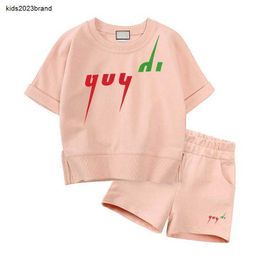 New Designer Baby Clothing Summer Kids Casual suit Girl Boy sport sets Infantis Letter logo printed T-shirt and shorts