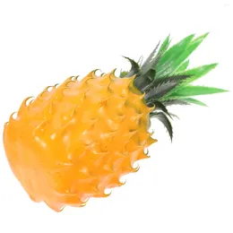 Party Decoration Simulated Pineapple Ornaments Kitchen Fruit Adornment Home Decor Statue Model Resin Shop Display Modelling Accessories